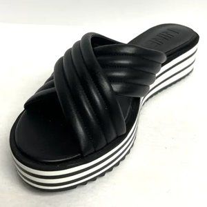 Nine West Womens Zonita Sandal Black Size 9.5 M